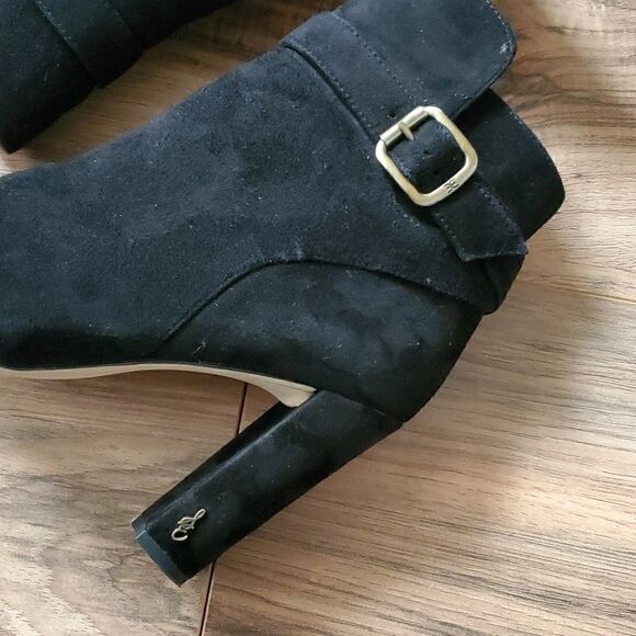 Sam Edelman | Suede "Rita" Booties - Picture 2 of 9